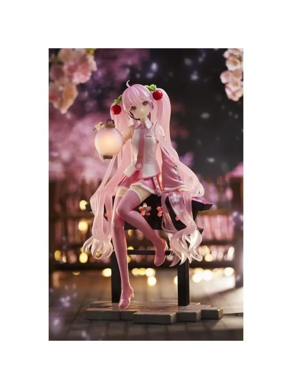 Taito Hatsune Miku Sakura Miku Lantern Ver Coreful Figure Pink New Sakura 2021